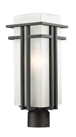 Z-Lite Abbey Outdoor Post Light 550PHB-ORBZ-R