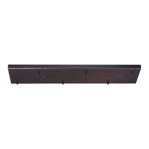 Illuminaire Accessories 6 Light Rectangular Pan In Oiled Bronze