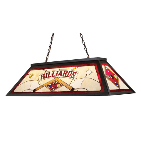 Tiffany Lighting 4 Light Billiard In Tiffany Bronze