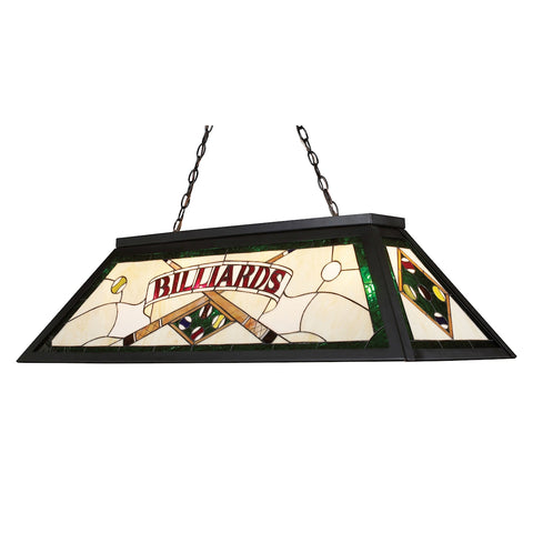 Tiffany Lighting 4 Light Billiard In Tiffany Bronze