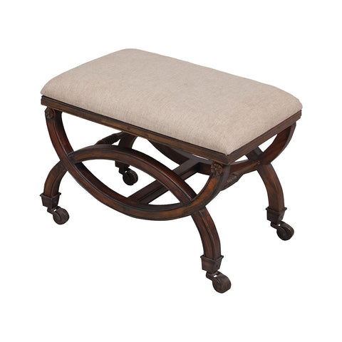 Single Arc Bench In Woodland Dark Stain