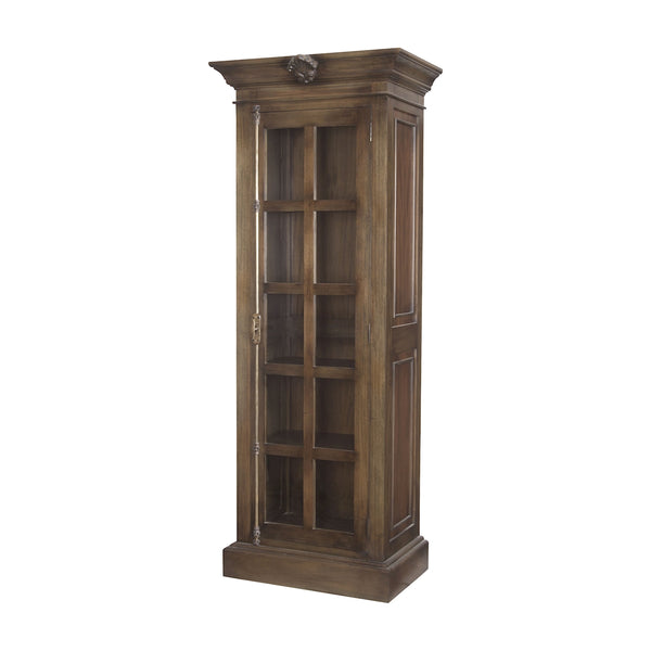 French Rococo Closed Single Cabinet In Woodlands Stain