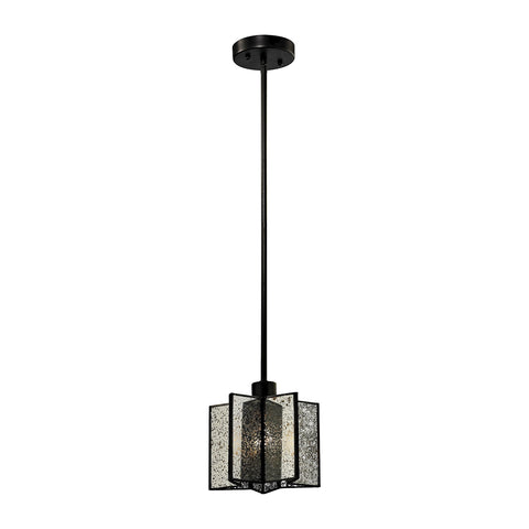 Star Ray 1 Light Pendant In Tiffany Bronze