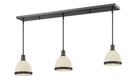 Z-Lite Mason 3 Light Island/Billiard Light 712MP-3BRZ
