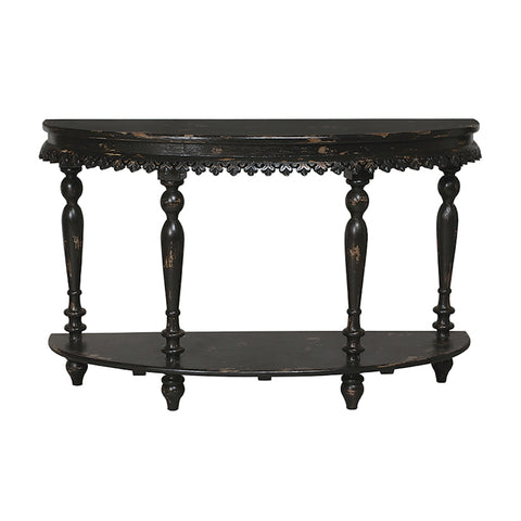 Fleur De Lis Demilune Table