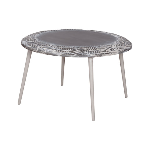 Harmony Coffee Table In Waterfront Grey Stain No.4 And Manor Oyster