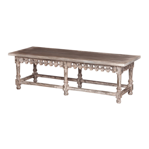 Coffee Table With Ornamental Apron