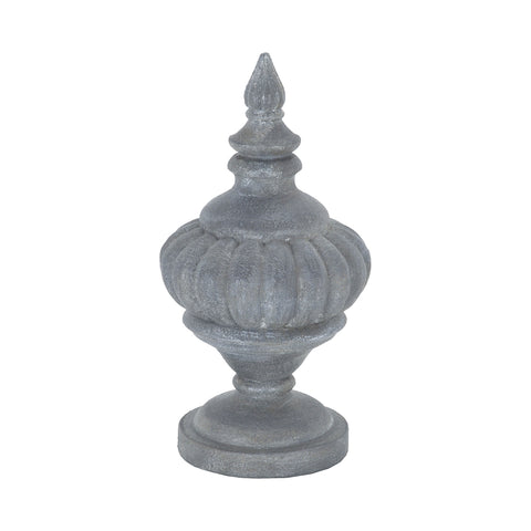 Provence 16-Inch Albasia Wood Finial In Bartholomew Black