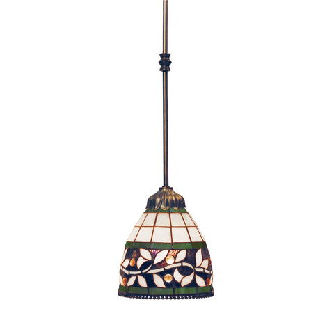 English Ivy 1 Light Pendant In Tiffany Bronze