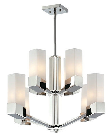 Z-Lite Zen 8 Light Chandelier 607-8