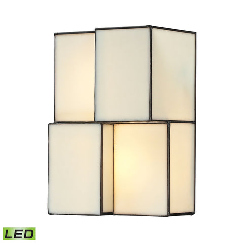 Cubist 2 Light LED Wall Sconce In Brushed Nickel