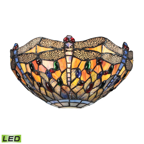 Dragonfly 1 Light LED Wall Sconce In Dark Bronze