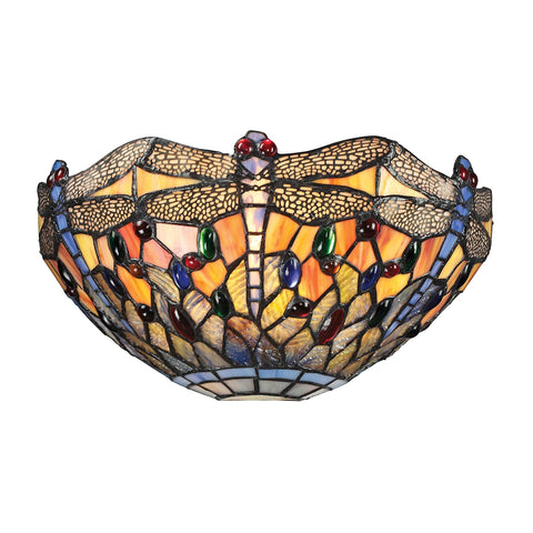 Dragonfly 1 Light Wall Sconce In Dark Bronze
