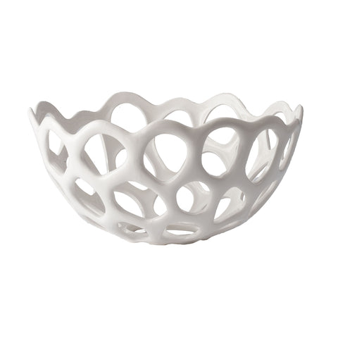 Perforated Porcelain Dish - Medium