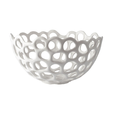 Perforated Porcelain Dish - Large
