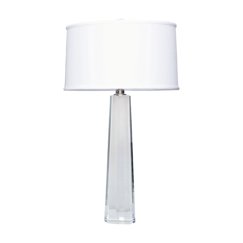 Crystal Faceted Column Table Lamp