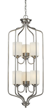 Z-Lite Cardinal 6 Light Pendant 434-40-BN