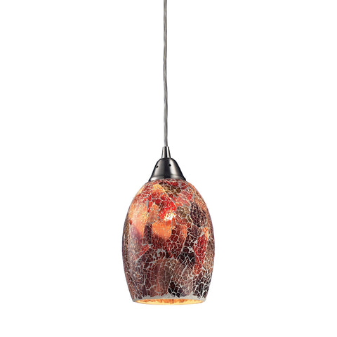 Avalon 1 Light Pendant In Satin Nickel