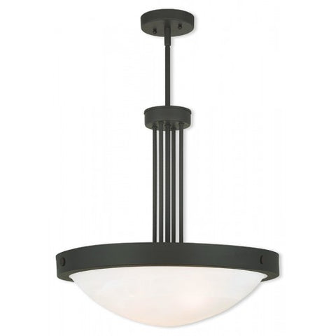 Livex Lighting New Brighton 4 Light Bronze Pendant