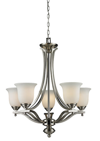 Z-Lite Lagoon 5 Light Chandelier 704-5-BN