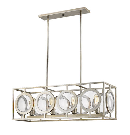 Z-Lite Port 4 Light Pendant 448-34AS