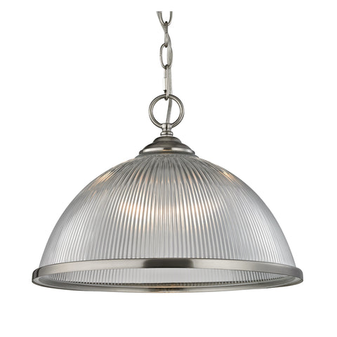 Liberty Park 1 Light Pendant In Brushed Nickel