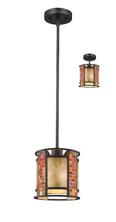 Z-Lite Parkwood 1 Light Mini Pendant Z8-55MP-C