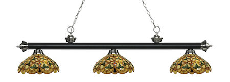 Z-Lite Riviera 3 Light Billiard Light 200-3MB+BN-C14