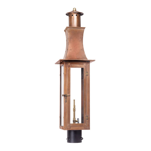 Maryville Outdoor Gas Post Lantern In Aged Copper