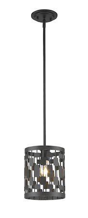 Z-Lite Almet 1 Light Mini Pendant 430MP-BRZ