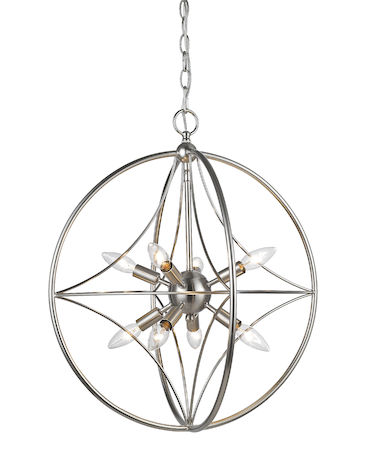 Z-Lite Cortez 8 Light Pendant 452-20BN