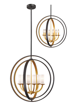 Z-Lite Ashling 6 Light Pendant 6002-6L-BZGD