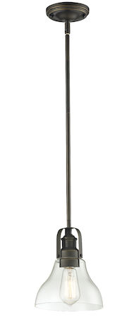 Z-Lite Forge 1 Light Mini Pendant 323-8MP-VB
