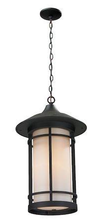 Z-Lite Woodland Outdoor Chain Light 527CHM-BK