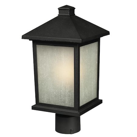 Z-Lite Holbrook Outdoor Post Light 507PHB-BK