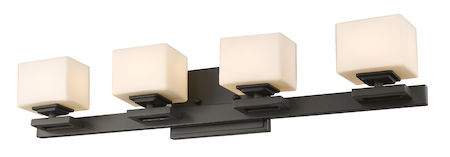 Z-Lite Cuvier 4 Light Vanity Light 1914-4V-BRZ-LED