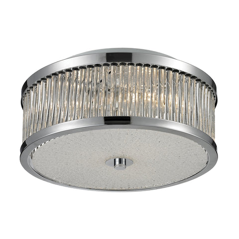 Amersham 3 Light Flush Mount In Chrome