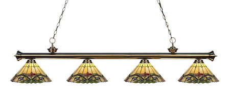 Z-Lite Riviera 4 Light Billiard Light 200-4AB-Z14-49