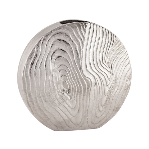 Faux Bois Round Vase