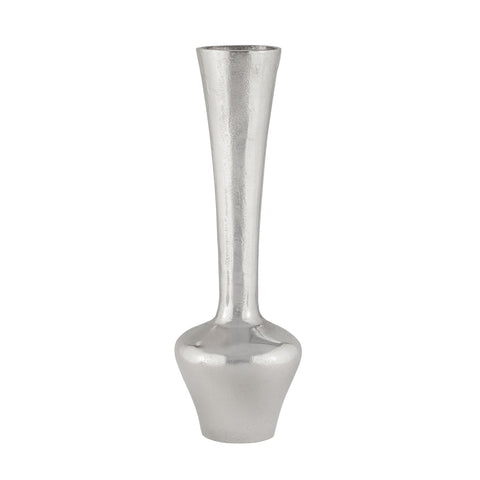 Long Neck Aluminum Vase - Medium