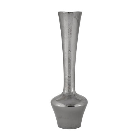 Long Neck Aluminum Vase - Large