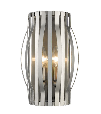 Z-Lite Moundou 2 Light Wall Sconce 436-2S-BN