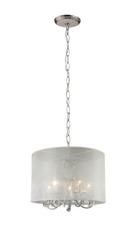 Z-Lite Mystique 5 Light Island/Billiard Light 874WH-BN
