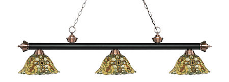 Z-Lite Riviera 3 Light Billiard Light 200-3MB+AC-R14A