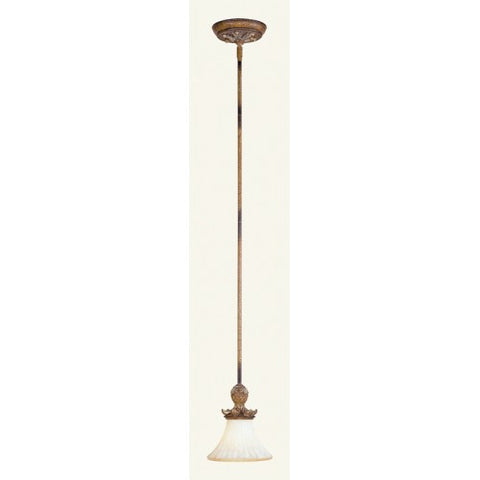 Livex Lighting Savannah 1 Light Venetian Patina Mini Pendant