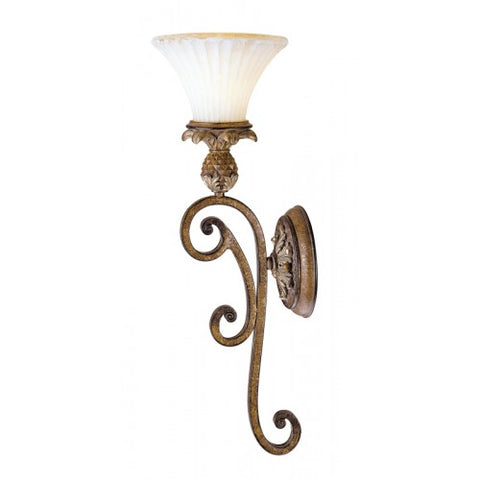 Livex Lighting Savannah 1 Light Venetian Patina Wall Sconce