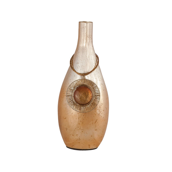 Vase Kothon 15-Inch Glass Vase In Blonde Sparrow