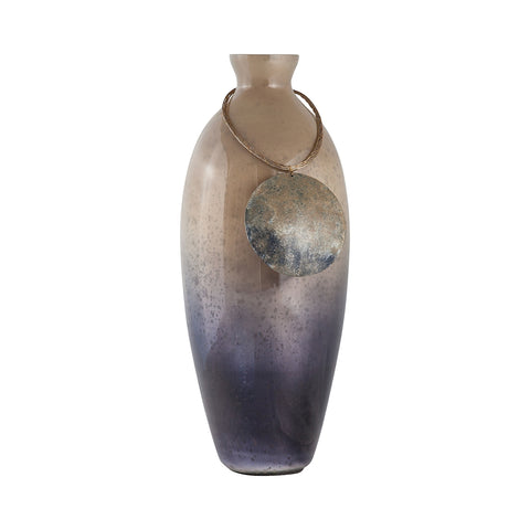 Vase Cuzco 18-Inch Glass Vase In Fire Clay