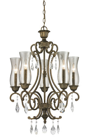 Z-Lite Melina 5 Light Chandelier 720-5-GB