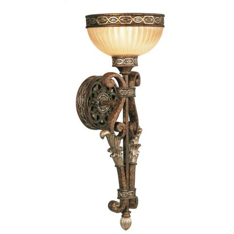 Livex Lighting Seville 1 Light PBZ Wall Sconce